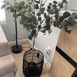 Artificial Olive Plants With Vase