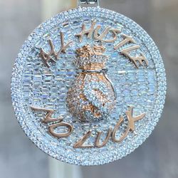 All Hustle No Luck Pendant 