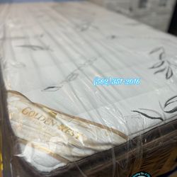 Twin Serenity Pillowtop Mattress And Box 