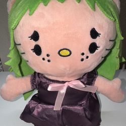 Hello Kitty plush doll inspired by the singer Melanie Martinez's "Portals" album