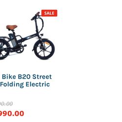 Like New Bagi Bike E-bike 