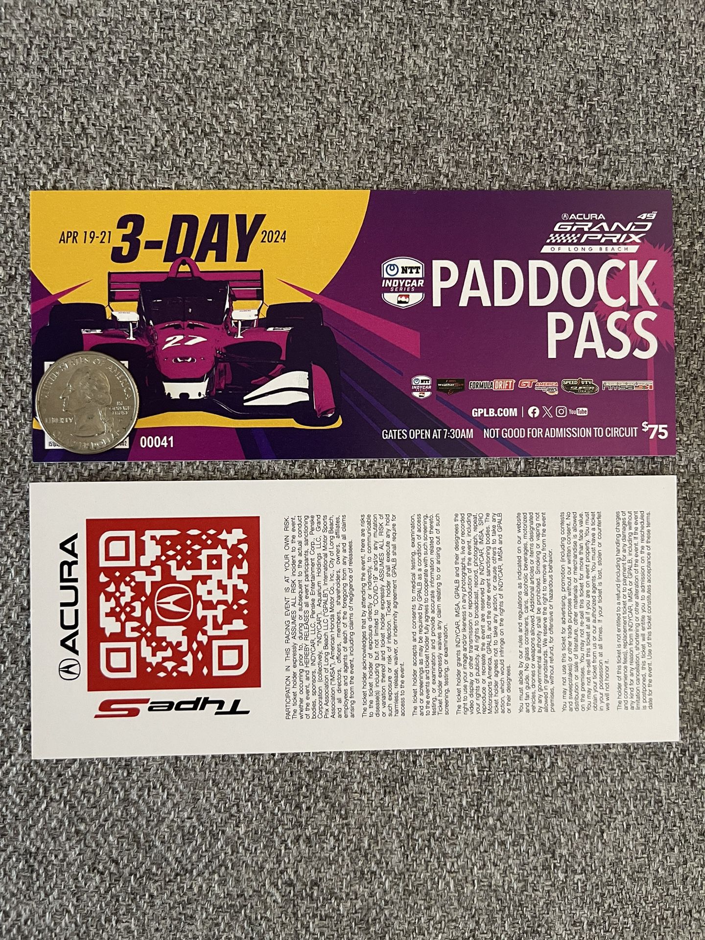 3-Day Paddock Pass Tickets 