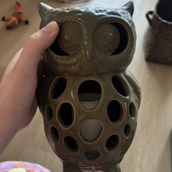 Owl Ceramic Lantern 
