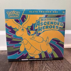 Pokemon Ascended Heroes Mega Evolution ETB Elite Trainer Box Sealed