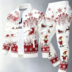 Christmas jacket and pants outfit unisex
