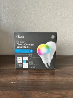 Cync Full Color Direct Connect Smart Bulbs - Smart Lights - Brand New - Works With Alexa & Google 