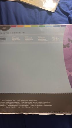 Creative Memories Hannah Montana Power Palette Kit