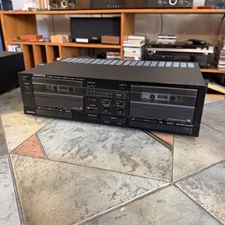 Kenwood KX-67W Stereo Double Cassette Deck - Excellent Condition!