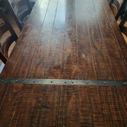 Large Wood Dining Room Table