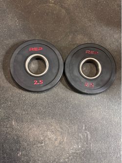 Rep fitness 2.5 lbs Olympic plates