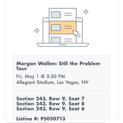 Morgan Wallen concert tickets