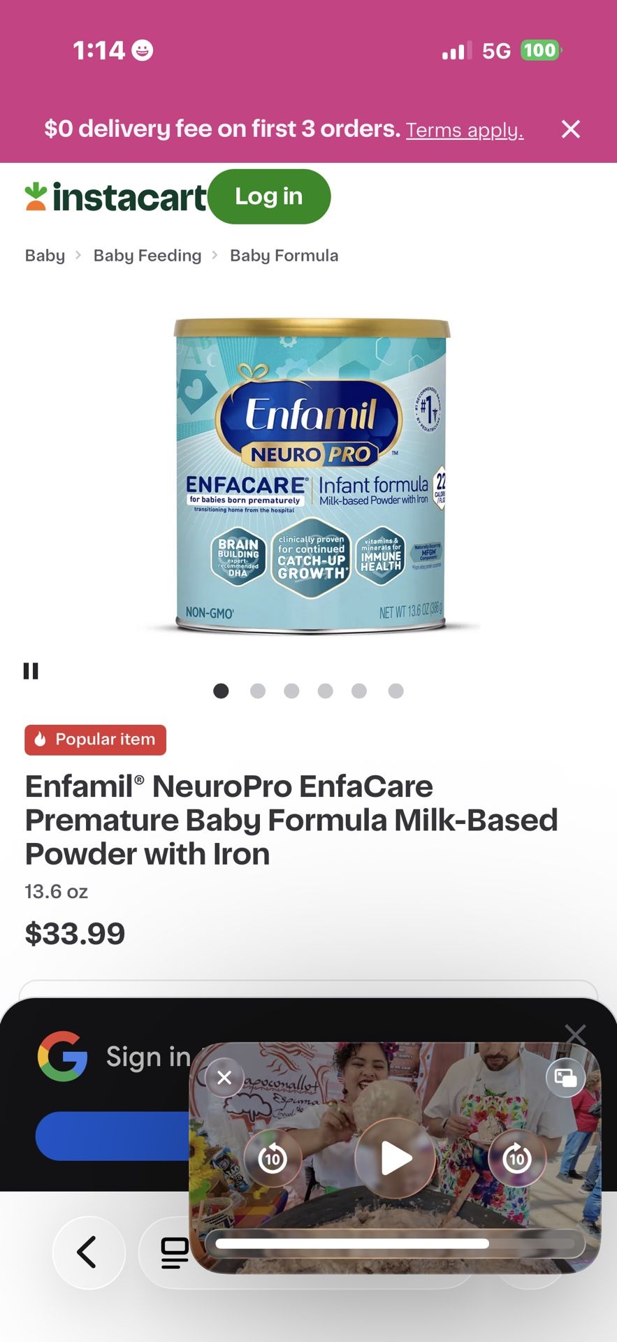 Enfamil baby formula Milk