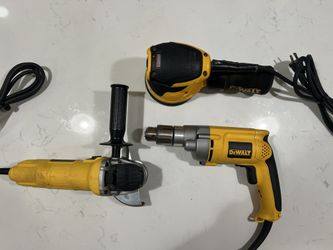 DEWALT-Orbit sander, VSR & Grinder (bundle)
