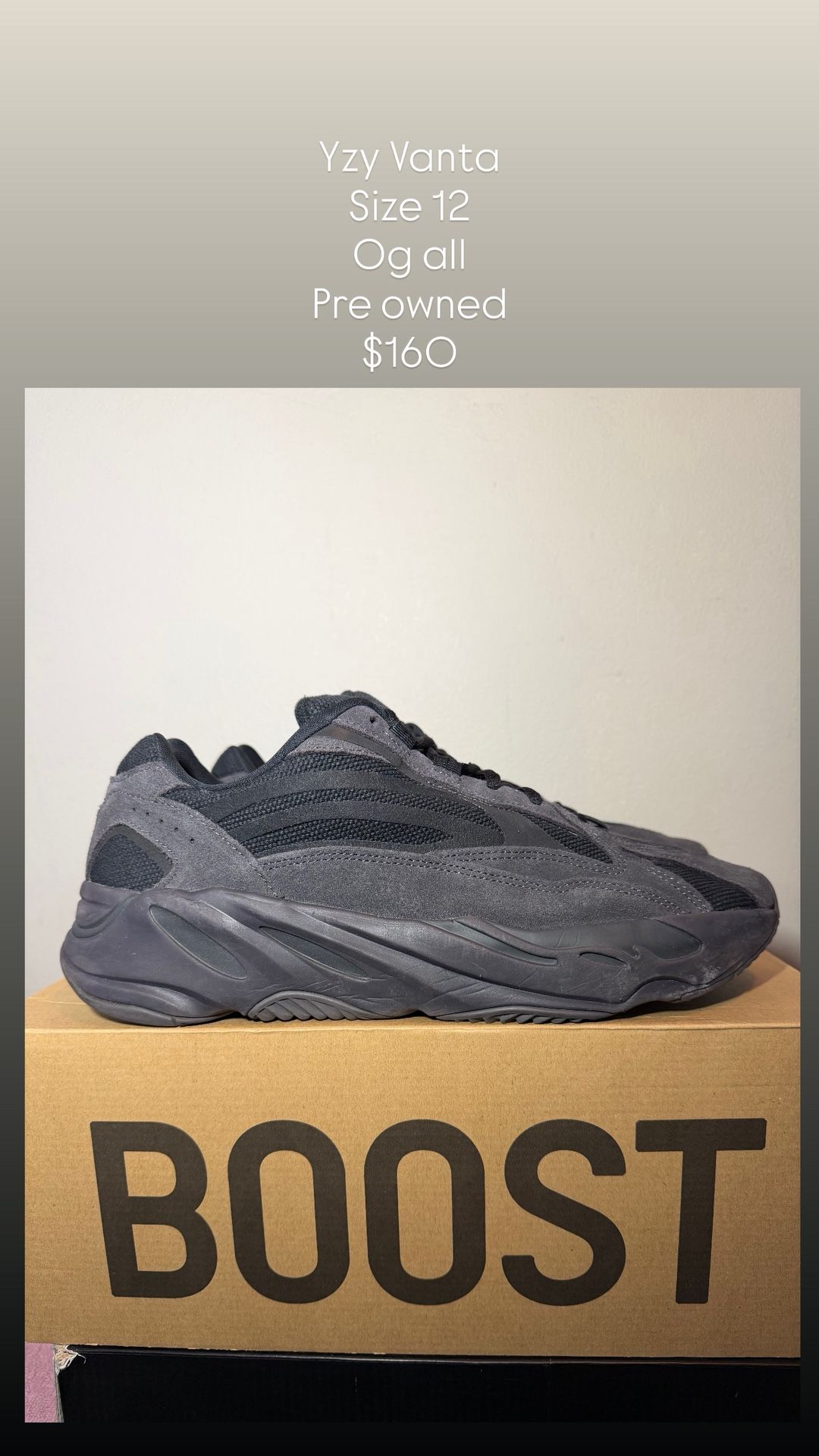 Yeezy 700 Vanta Size 12