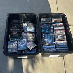 Large DVD Movie Lot. About 250+ Movies 