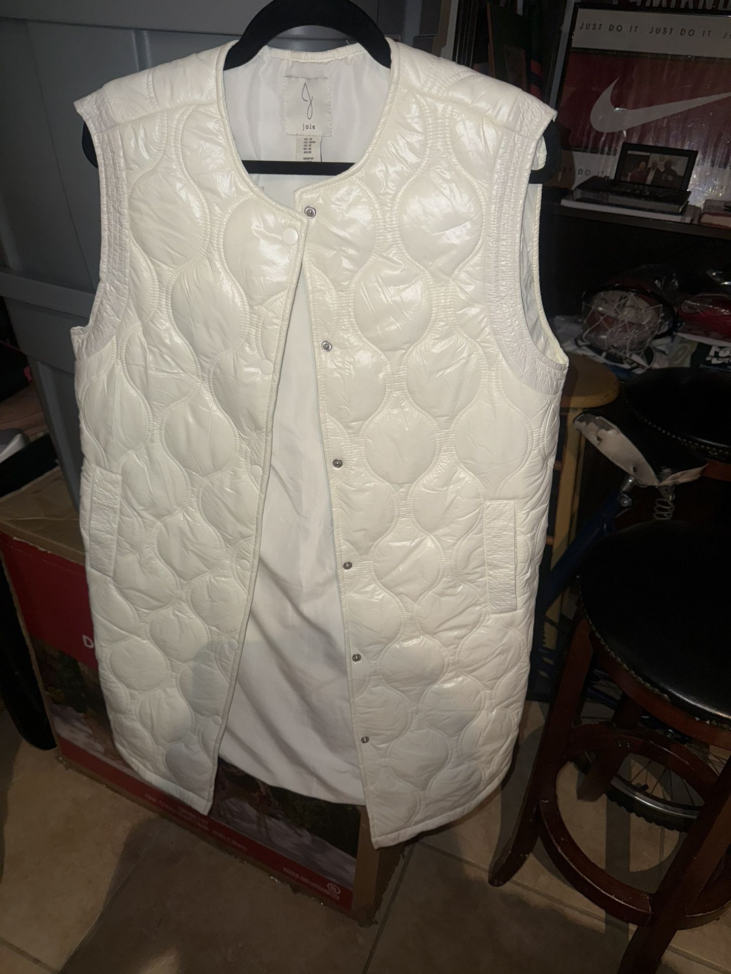 Joie Medium Off White Long Winter Best