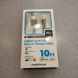 Lightning to USB charger new iPhone/iPad compatible
