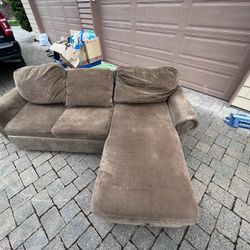 Tan Sectional Sleeper Sofa 