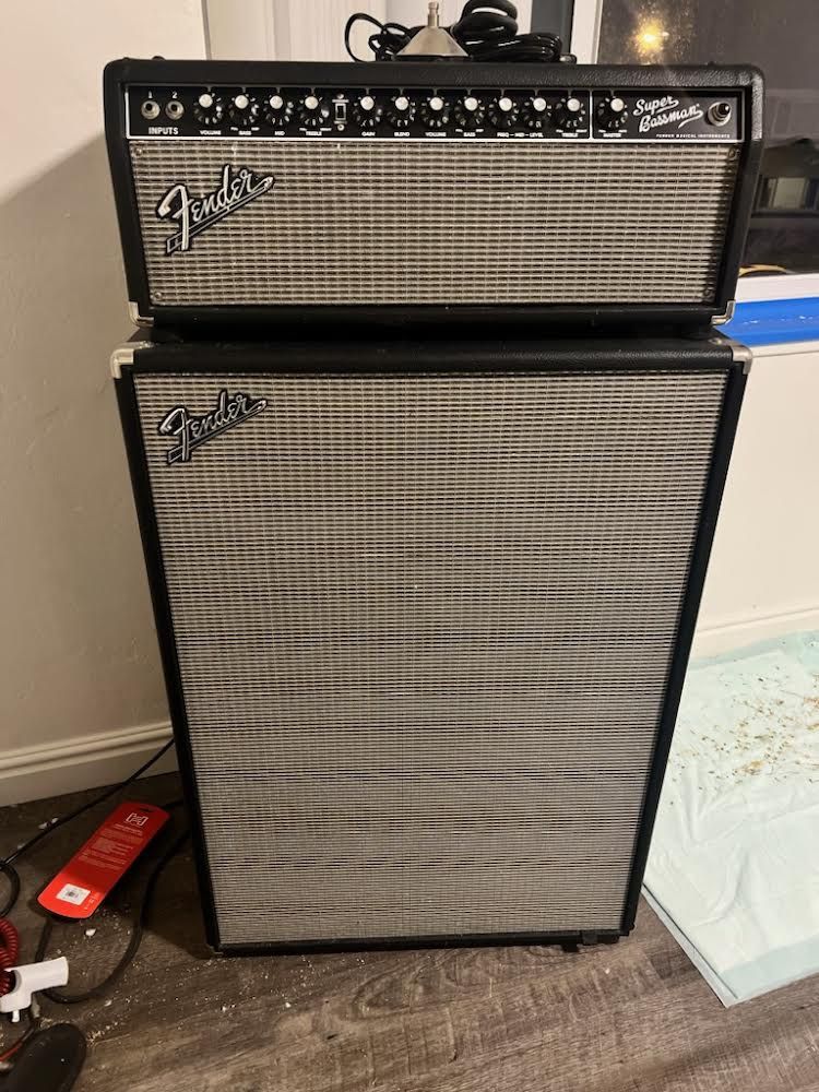 Fender Super Bassman 300 Watt Tube Head With 6x10 Neo Cabinet