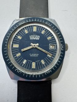 Vulcain Skin Diver 17 Jewels 1970’s For Repair 