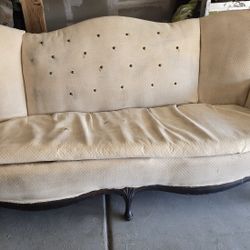 Vintage Loveseat Needs Some Work