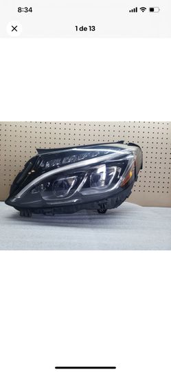 OEM 2015-2018 MERCEDES-BENZ C300 C350 LED HEADLIGHT ADAPTIVE LEFT SIDE NICE!