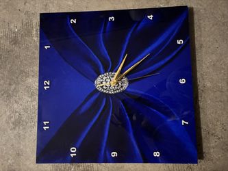 Royal Blue Hang able Clock