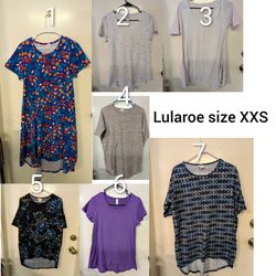 Lularoe shirts and dress size XXS