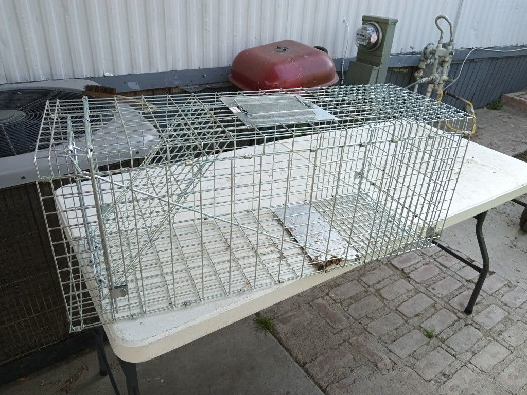 Small Animal Trap For Cats/Racoons Or Other Small Animals
