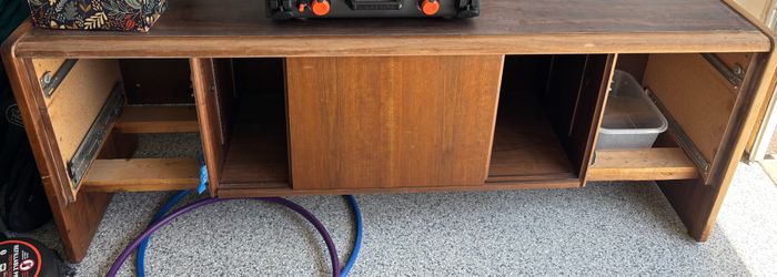 Free 6 ft wood console table