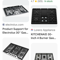 Gas stove switching to electric 36 inch