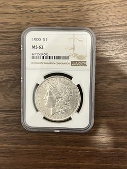 1900P NGC MS62 MORGAN DOLLAR