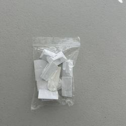 Bag of Adhesive Wall Hooks / Cable Clips – New