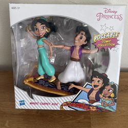 Disney Princess - Jasmine and Ali - Magic Carpet Ride - Poseable Comic Selection - Collectable