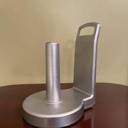 Standing Paper Towel Holder Dispenser in Metallic Color 