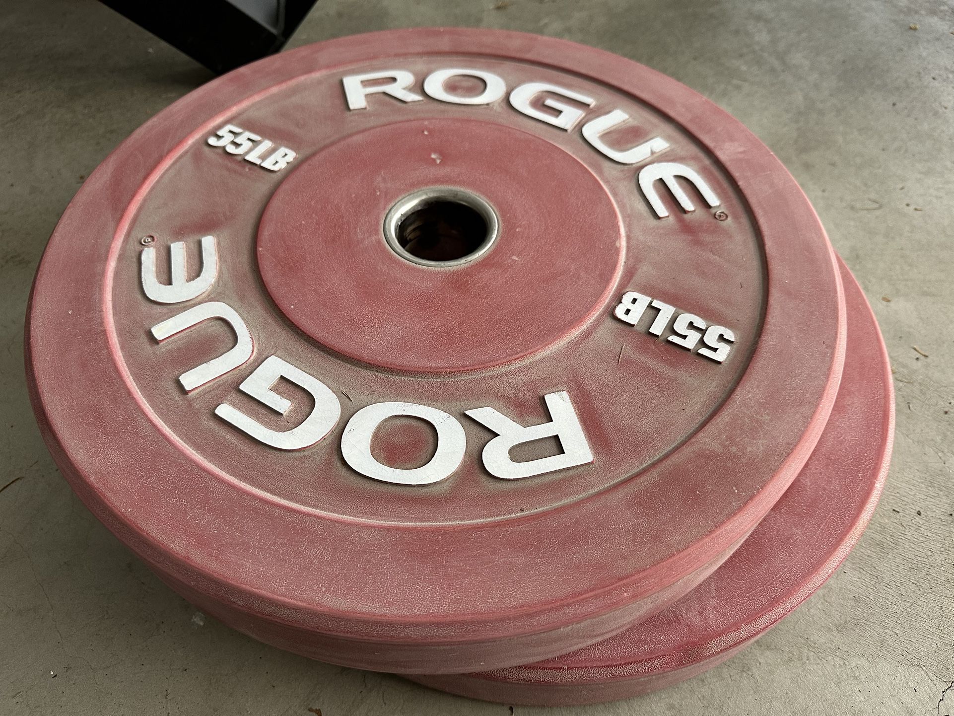 Rogue 55 Lb Bumper Weight Plates