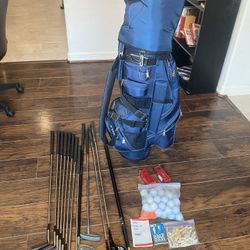 Beginner Golf Set Starter Kit All-in-One Set for Beginners – Clubs, Balls, Bag, Instruction Guides and More! Ready To Play! $135 OBO Cash Only 