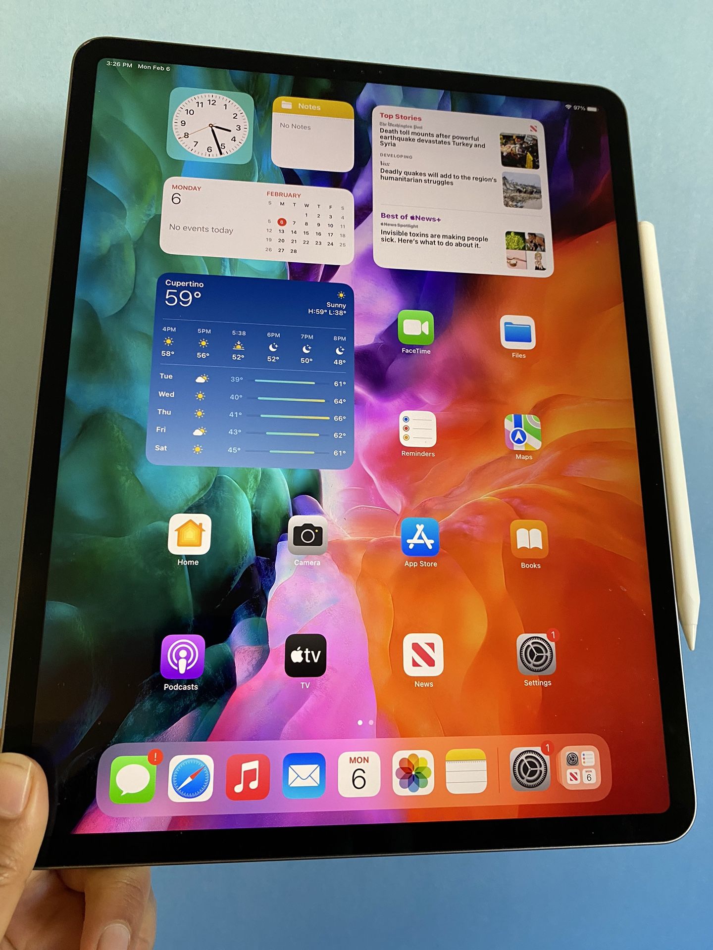 256GB Apple IPad Pro 12.9” 4th Generation (2020 Model/ Face ID