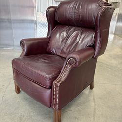 Wingback Recliner Red Bradington Young 