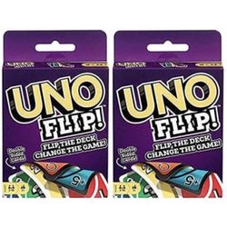 Uno Flip Card Game, Combo Pack of 2
