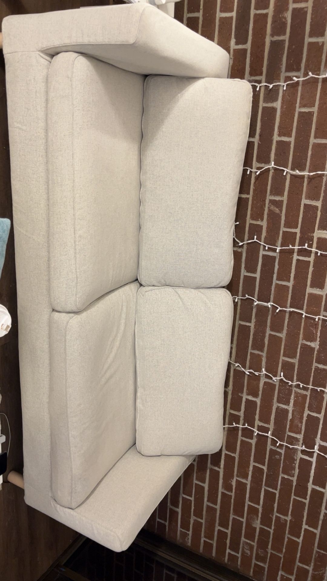 IKEA 2-Seater Sofa – Light Gray – Excellent Condition
