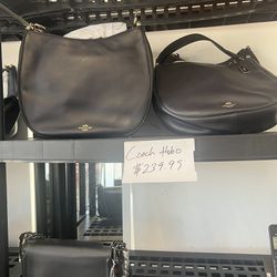 Coach Navy Hobo Bag