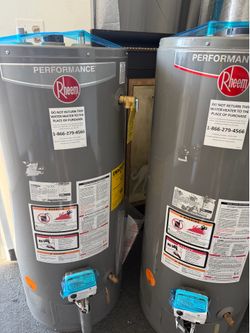 Rheem water heater 30,40,50 gallon
