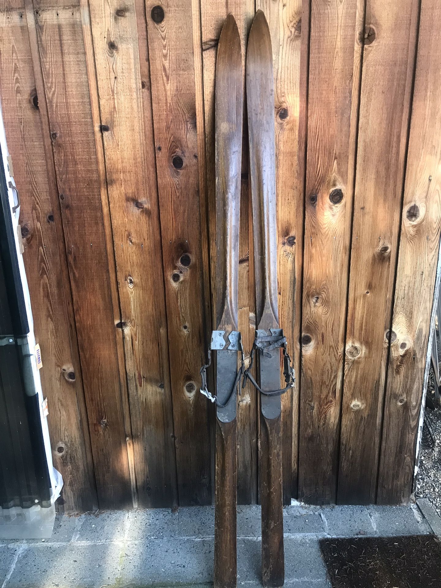 Antique Wooden Skis