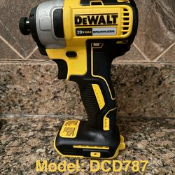 Dewalt 1/4 “ 20v Impact Driver • DCD787•