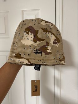 Stussy Waffle Skullcap Beanie - Desert Camo