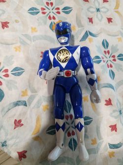 Vintage Mighty Morphin Power Rangers Billy Blue Karate Chop Ranger 8" 1994