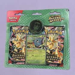 Pokémon Cards: Mega Evolution Ascended Heroes 2 pack blister - Tangela