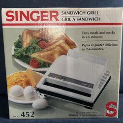 Vintage Singer Sándwich Grill Model #452