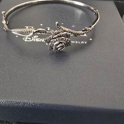 Maleficent Black Diamond Rose Bracelet